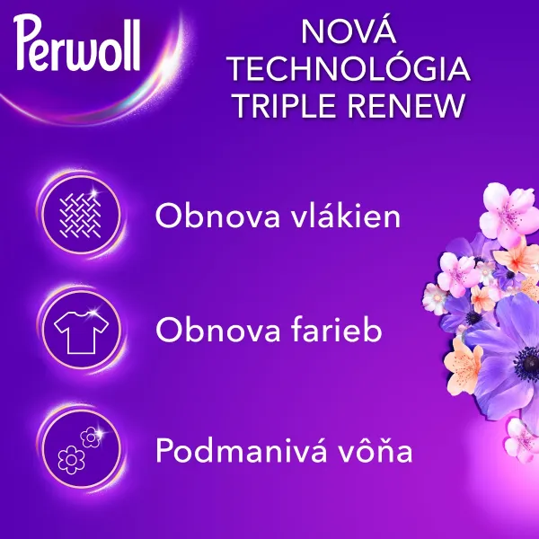 PERWOLL Prací gél Black Bloom 75 pranie 3,75 l