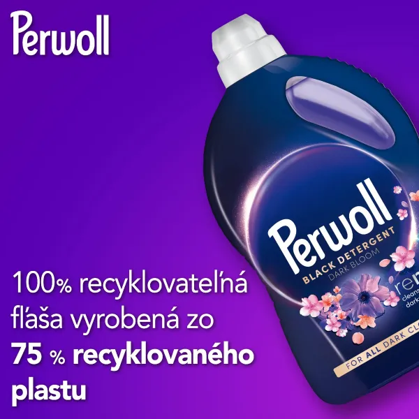 PERWOLL Prací gél Black Bloom 75 pranie 3,75 l
