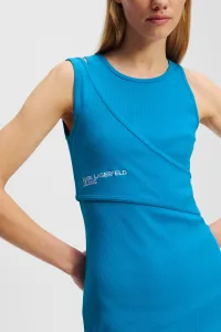 Šaty Karl Lagerfeld Jeans Klj Ribbed Tank Dress Blithe