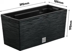 ProsperPlast Kvetináč FURU CASE | betón 39,5 cm