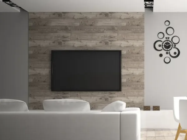 ModernClock 3D nalepovacie hodiny ALLADYN čierne