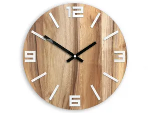 ModernClock Hodiny Arabic Wood hnedo-čierne