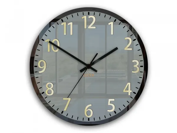ModernClock Nástenné hodiny Phil čierne