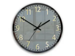 ModernClock Nástenné hodiny Phil čierne