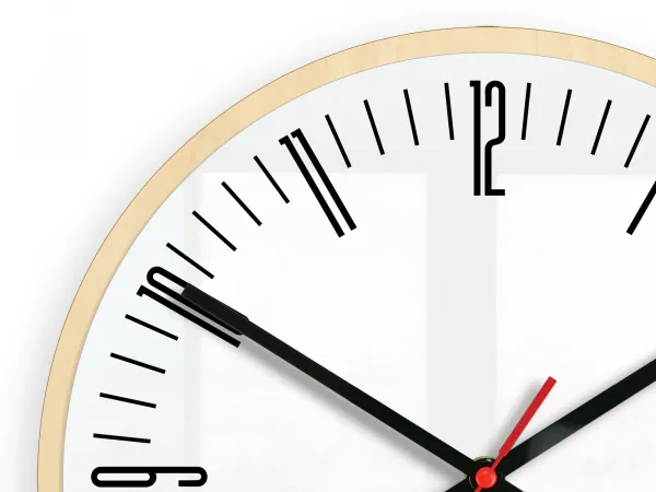 ModernClock Nástenné hodiny Piano biele