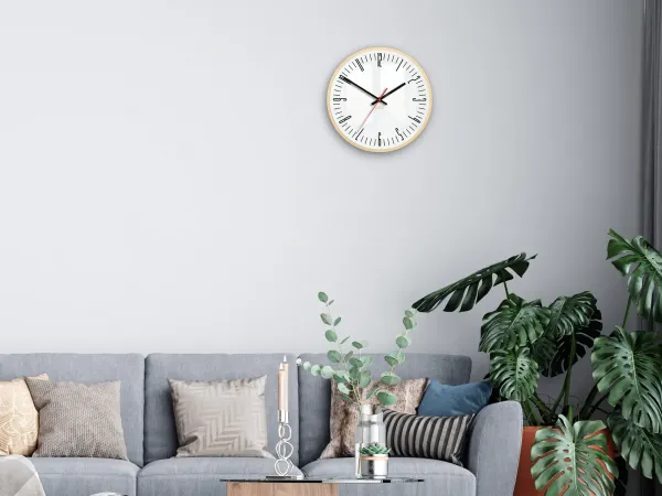 ModernClock Nástenné hodiny Piano biele