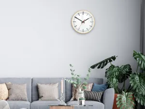 ModernClock Nástenné hodiny Piano biele