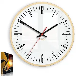 ModernClock Nástenné hodiny Piano biele