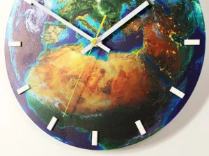 ModernClock Nástenné hodiny Globe modré