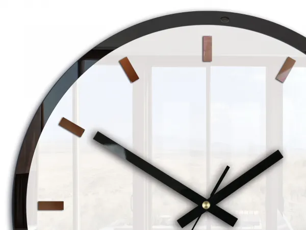 ModernClock Nástenné hodiny Rolo biele