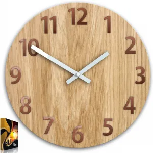 ModernClock Nástenné hodiny Amadeus hnedé