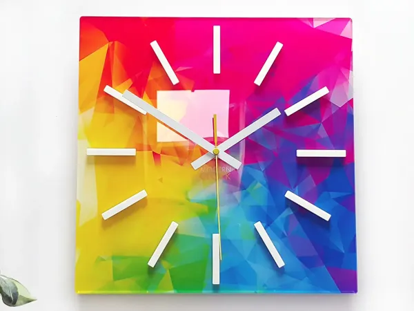 ModernClock Nástenné hodiny Amazing farebné