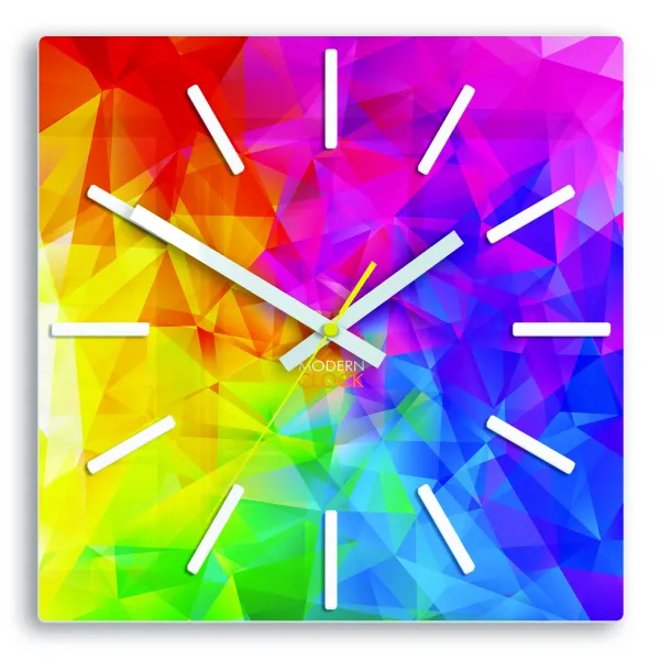 ModernClock Nástenné hodiny Amazing farebné