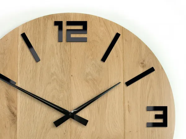 ModernClock Nástenné hodiny Arabic hnedé