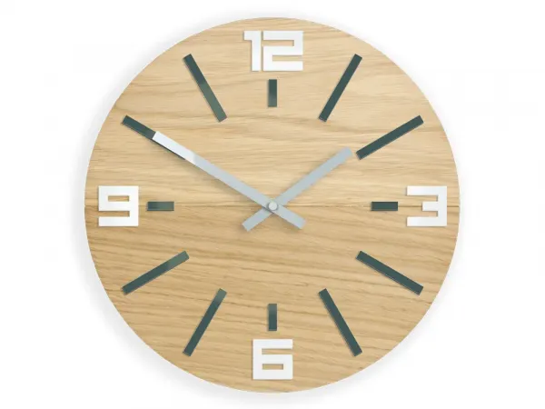 ModernClock Nástenné hodiny Sheen šedé