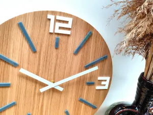 ModernClock Nástenné hodiny Sheen šedé