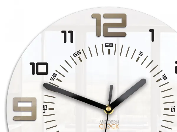 ModernClock Nástenné hodiny Armando biele
