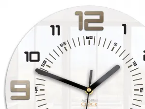 ModernClock Nástenné hodiny Armando biele