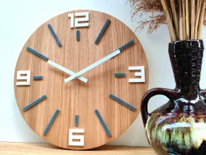 ModernClock Nástenné hodiny Sheen šedé
