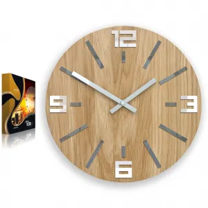 ModernClock Nástenné hodiny Sheen šedé