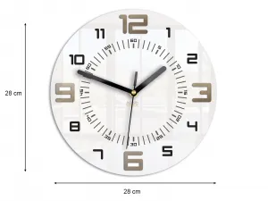 ModernClock Nástenné hodiny Armando biele