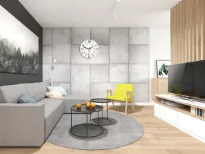 ModernClock Nástenné hodiny Armando biele