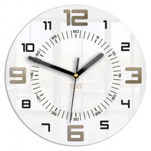 ModernClock Nástenné hodiny Armando biele