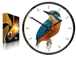ModernClock Nástenné hodiny Bird Unikat biele