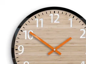 ModernClock Nástenné hodiny Karina hnedé