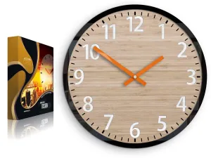 ModernClock Nástenné hodiny Karina hnedé