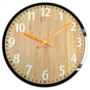 ModernClock Nástenné hodiny Karina hnedé