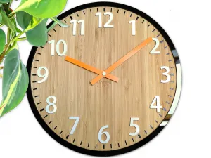 ModernClock Nástenné hodiny Karina hnedé