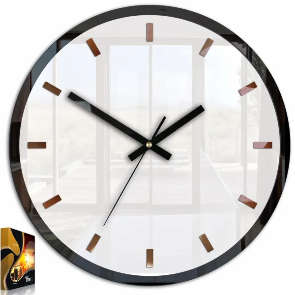 ModernClock Nástenné hodiny Rolo biele