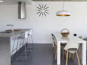 ModernClock Nástenné hodiny Glamour Sheen čierne