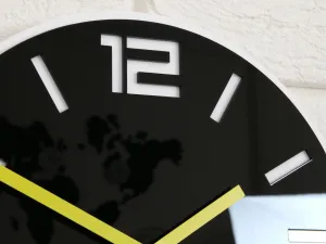 ModernClock Nástenné hodiny Dixon čierne