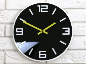 ModernClock Nástenné hodiny Dixon čierne