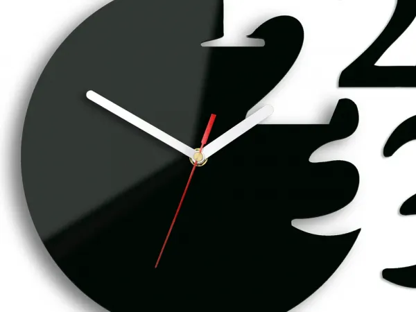 ModernClock Nástenné hodiny Numero čierne