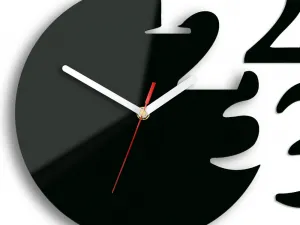 ModernClock Nástenné hodiny Numero čierne