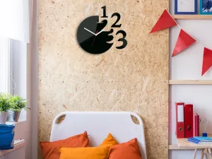 ModernClock Nástenné hodiny Numero čierne