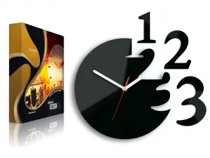 ModernClock Nástenné hodiny Numero čierne