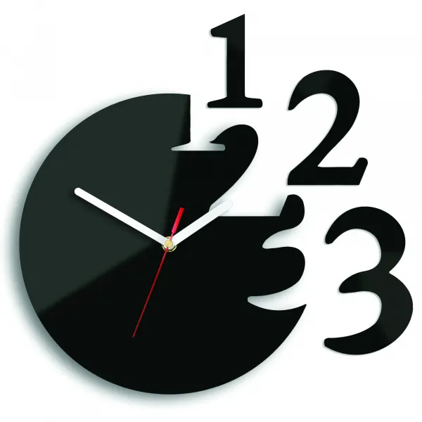 ModernClock Nástenné hodiny Numero čierne
