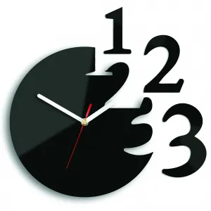 ModernClock Nástenné hodiny Numero čierne