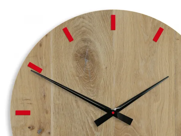 ModernClock Nástenné hodiny Solo Dab hnedé