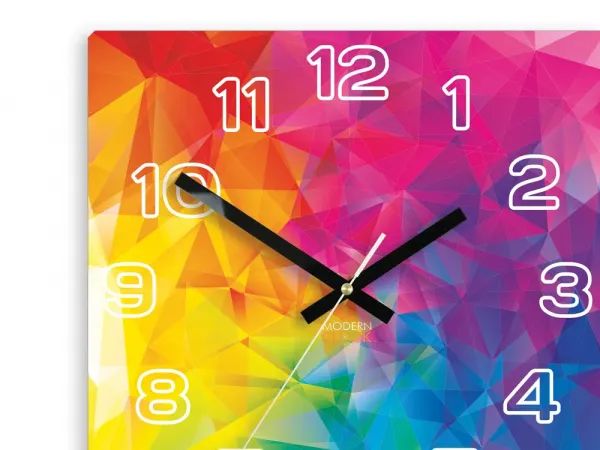 ModernClock Nástenné hodiny Emotions farebné