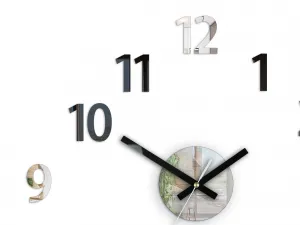 ModernClock Nástenné hodiny Box čierne