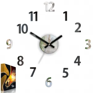 ModernClock Nástenné hodiny Box čierne