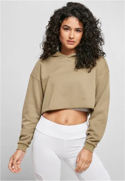 Women's Oversized Khaki Hoodie