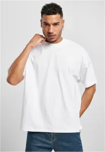 Oversized T-shirt with neckline and neck white
