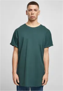 Men's Long Shaped Turnup T-Shirt - Green