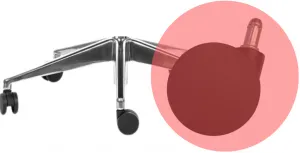 MERCURY Ergonomická kancelárska stolička SPINE červená, s opierkou hlavy